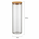 Kit Potes Herméticos Mantimentos 4 Un Tampa de Bambu Electrolux