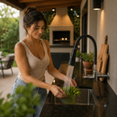 Torneira Gourmet Flexível 360° para Cozinha Preto Premium | Casa Maluv
