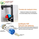 Torneira Cozinha Gourmet Monocomando Com Spray Extensor-preto