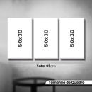 Kit 3 Quadros Decorativos Folhagem Folhas Mosaico Sala Quarto Escritório