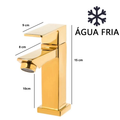 Torneira Luxo Dourada para Banheiro e Lavabo em Aço Inox SUS304 | Casa Maluv