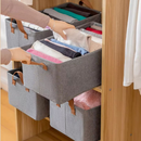 Kit 5 Caixas Organizador Guarda Roupa Íntima Camisetas Calças Multiuso