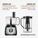 Multiprocessador 5 em 1 Mondial TurboChef Potência 1000w Loi