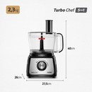 Multiprocessador 5 em 1 Mondial TurboChef Potência 1000w Loi