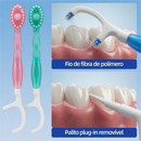 Kit com 26 Unidades Escova Dentes de Viagem Descartável 4 1 Pasta em Grânulos e Fio Dental