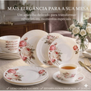 Aparelho De Jantar C/ Xicaras Chá Estampado Opaline 20 Peças