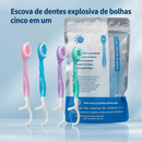 Kit Escova de Dentes de Viagem Descartável 4 em 1 | Casa Maluv