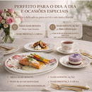 Aparelho De Jantar C/ Xicaras Chá Estampado Opaline 20 Peças