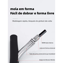 Torneira Gourmet Flexível Cozinha Parede preto