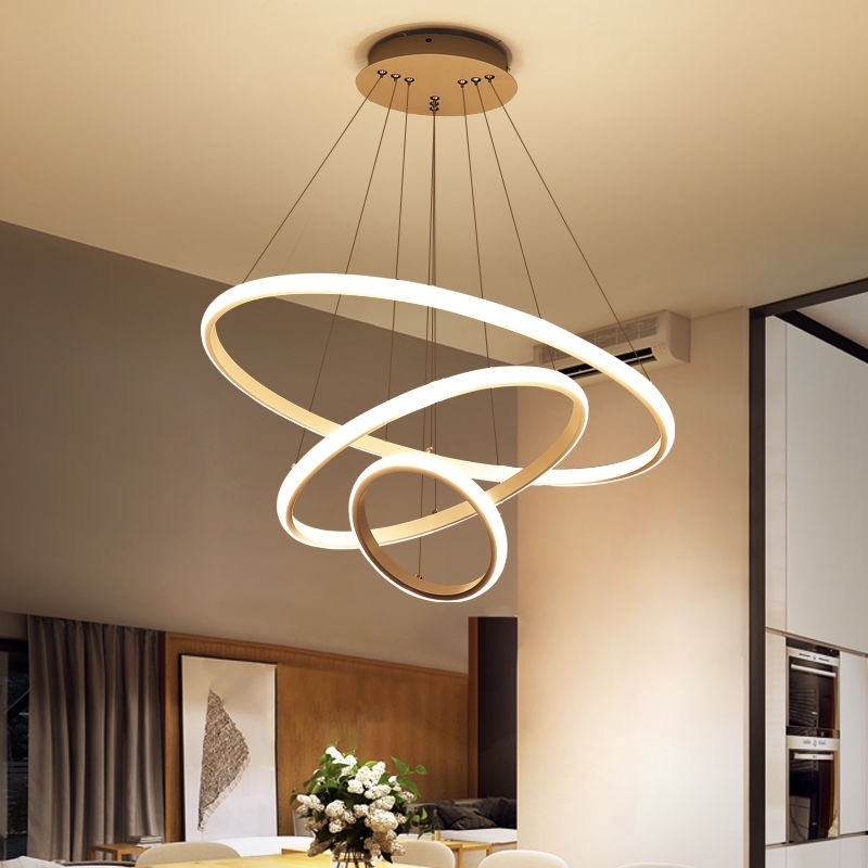 Lustre pra sala de jantar Lustre De Teto Nórdico De Luxo Lustre Para Sala De Jantar e Estar