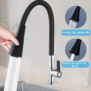 Torneira Gourmet Flexível 360° para Cozinha Preto Premium | Casa Maluv