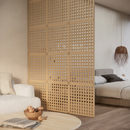 Placas Vazadas Decorativas Cobogó Painel Cama Cabeceira MDF Kit 6, 12 e 18 - Ambiente Único Elegante QUADRADINHO