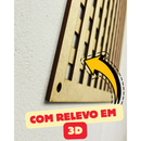 Placas Vazadas Decorativas Cobogó Painel Cama Cabeceira MDF Kit 6, 12 e 18 - Ambiente Único Elegante QUADRADINHO
