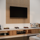 Placas Vazadas Decorativas Cobogó Painel Cama Cabeceira MDF Kit 6, 12 e 18 - Ambiente Único Elegante QUADRADINHO