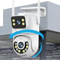 Câmera De Segurança a Prova de água Lente Dupla APP YOOSEE IP66 Camera IP WiFi 360